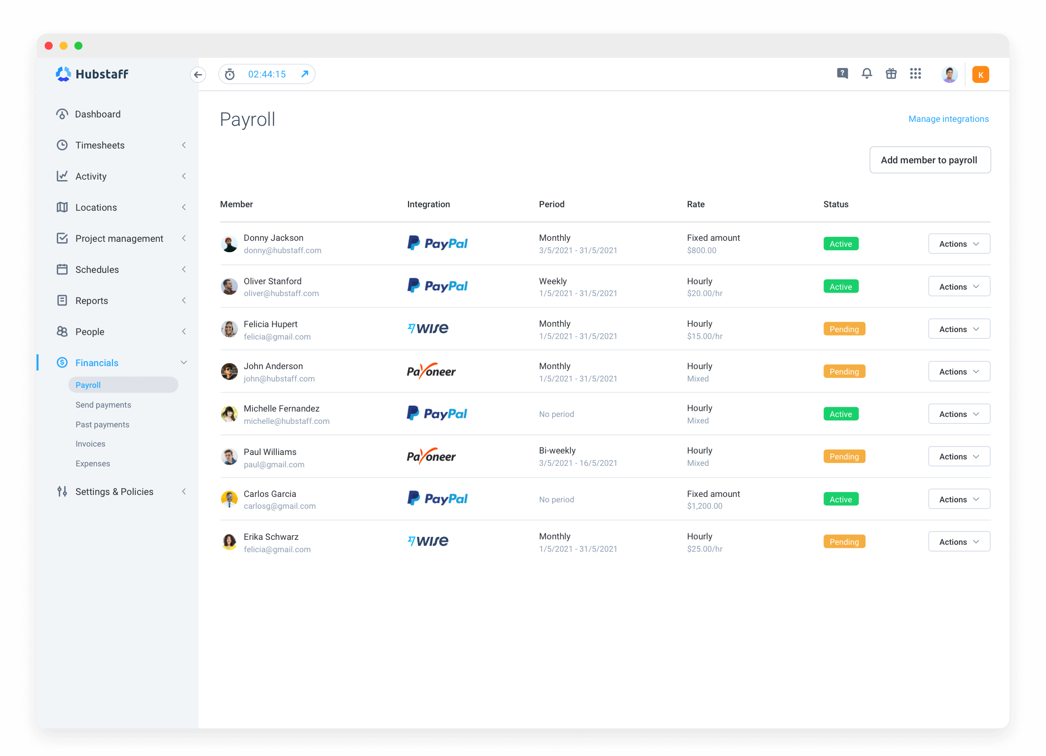 payroll tracking software