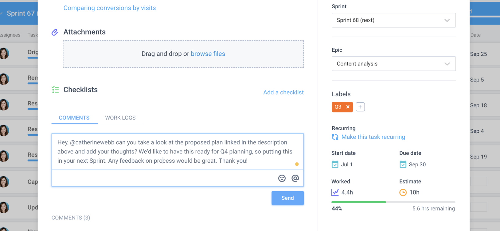 Hubstaff Tasks screenshot