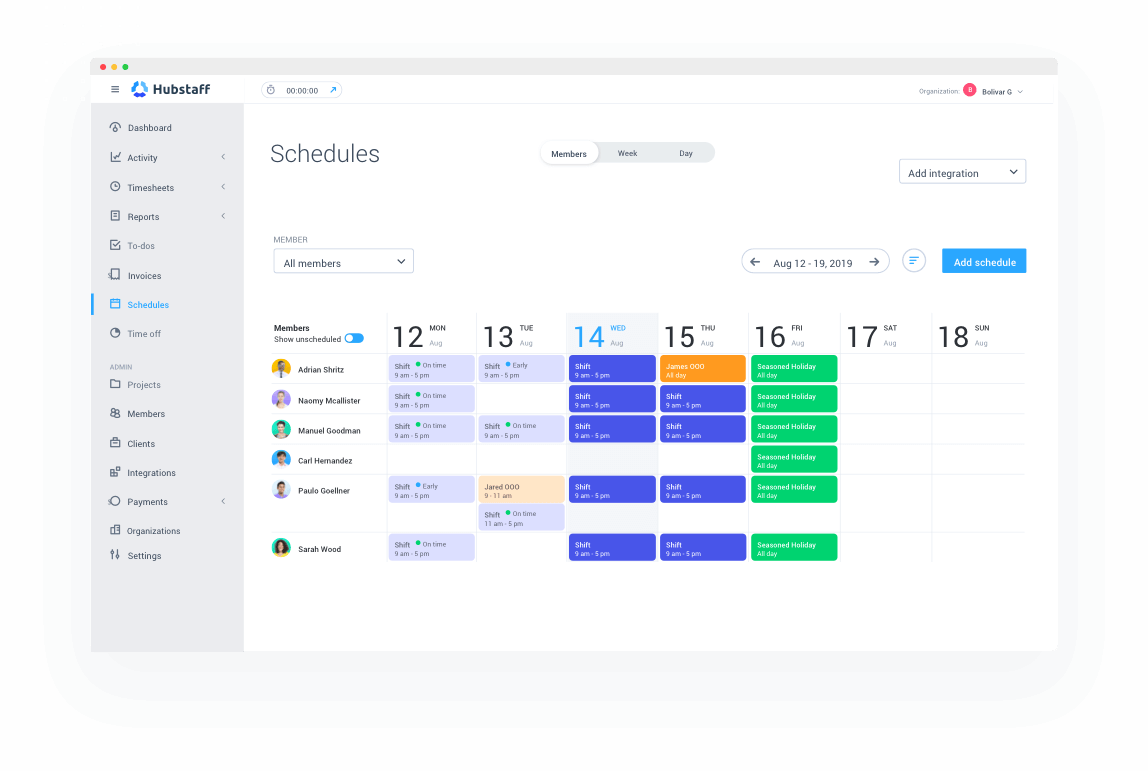 free schedule software