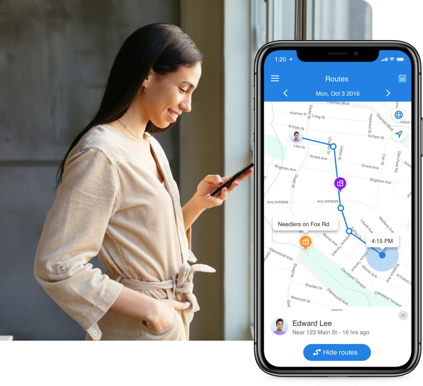 GPS tracking features
